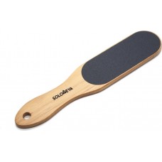 Широкая профессиональная деревянная пилка для педикюра Professional Wooden Wide Foot File (black)