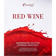 Набор гидрогелевых масок для лица с красным вином Red Wine Regenerating Solution Hydrogel Mask Pack