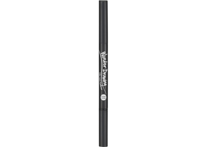 Автоматический карандаш для бровей с щеточкой, серо-черный Wonder Drawing 24hr Auto Eyebrow 01 Grey Black
