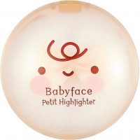 Сухой хайлайтер для стробинга, золотой сатин Babyface Petit Highlighter 02 Gold Satin