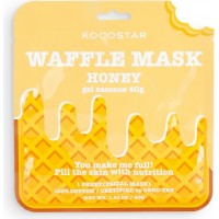 Питательная вафельная маска для лица с экстрактом мёда