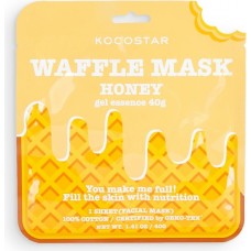 Питательная вафельная маска для лица с экстрактом мёда