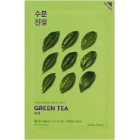 Противовоспалительная тканевая маска Pure Essence Mask Sheet Green Tea, зеленый чай