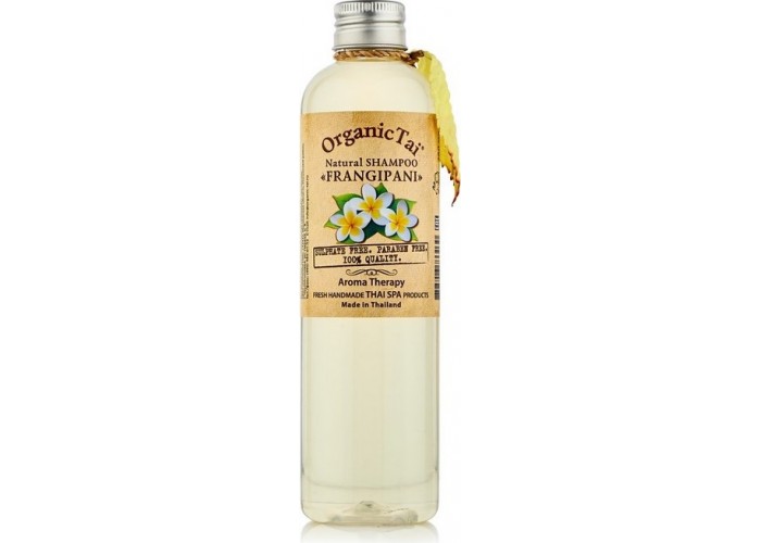 Безсульфатный шампунь для волос с маслом франжипани Natural Shampoo Frangipani
