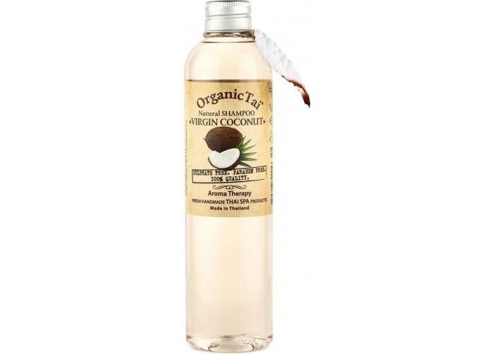 Безсульфатный шампунь для волос с кокосовым маслом Natural Shampoo Virgin Coconut