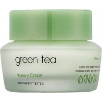 Крем для жирной и комбинированной кожи с зеленым чаем Green Tea Watery Cream